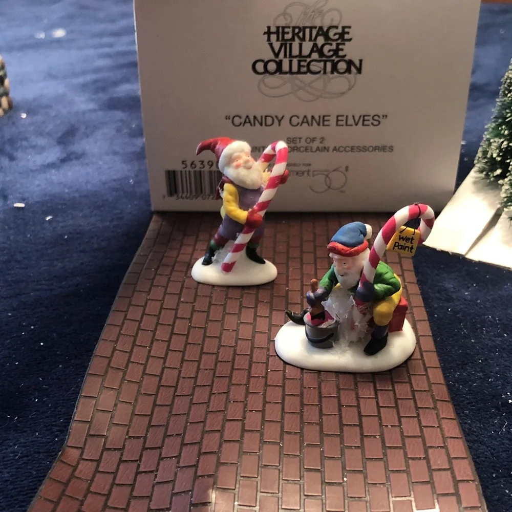 North Pole Series Start a Tradition Set/Gift Wrap&Ribbons/Candy Cane&Peppermint - Picture 14 of 17